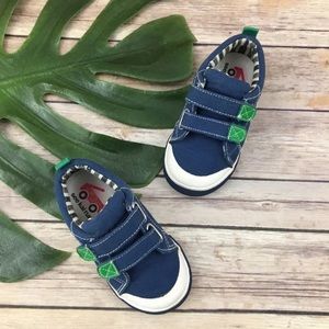 See Kai Run boys Blue & green sneakers